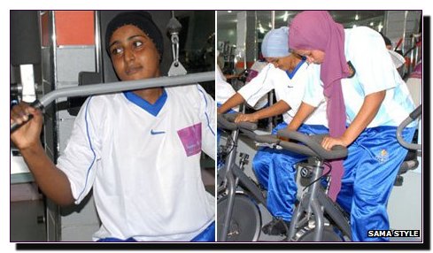 Девушки в спортзале